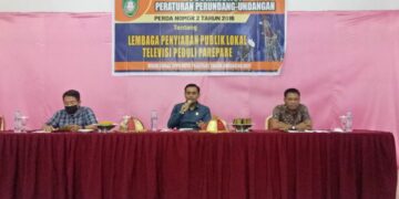 Sosialisasikan Perda LPPL TV Peduli, Anggota Komisi I DPRD Parepare Hermanto Harap Konten Edukasi Ditingkatkan