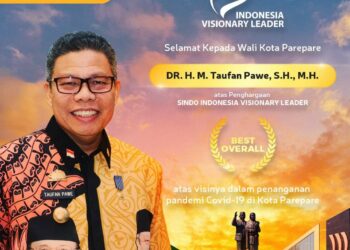 IVL Season VIII, Taufan Pawe Raih Predikat Pemimpin Daerah Visioner Terbaik