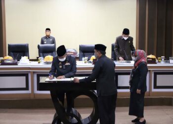 DPRD Parepare Gelar Paripurna Penandatanganan Mou KUA-PPAS Anggaran 2022