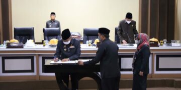 DPRD Parepare Gelar Paripurna Penandatanganan Mou KUA-PPAS Anggaran 2022