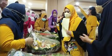 Erna Rasyid Taufan Apresiasi Lomba Makanan Germas Pada Peringatan HKN Ke-57