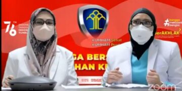 Kanwil Kemenkumham Sulsel Ikuti Penyuluhan Pengaruh Gadget Terhadap Kesehatan Mata