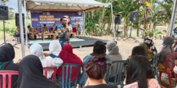 Di Acara Pesta Panen, Syaharuddin Alrief Sosialisasi Nilai nilai Kebangsaan Kepahlawanan di Bila