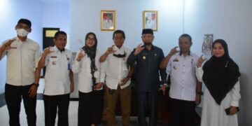 Ke Dinas Kominfo Sidrap, Anggota Komisi Informasi Sulsel Beri Masukan