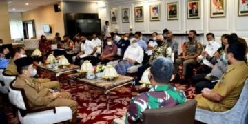 Sikapi Insiden di Asrama Mahasiswa, Plt Gubernur Sulsel Rakor