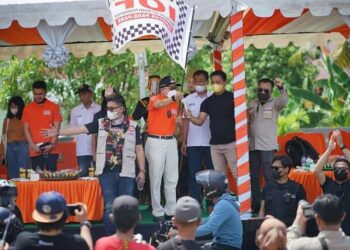 Wali Kota Parepare Lepas Peserta Celebes Three Days Oveland