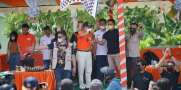 Wali Kota Parepare Lepas Peserta Celebes Three Days Oveland