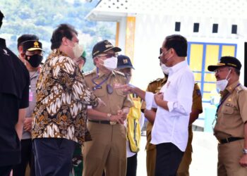 Dampingi Jokowi, Taufan Pawe Apresiasi Hadirnya Bendungan Karalloe Gowa