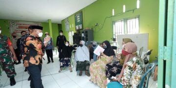 Wabup Pantau Percepatan Vaksinasi Covid-19 di Pattallassang