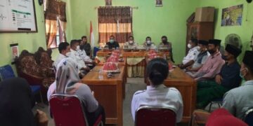 Cakupan Vaksinasi di Desa Buae Kurang, Pemkab Sidrap, TNI-Polri dan Tokoh Masyarakat Rakor