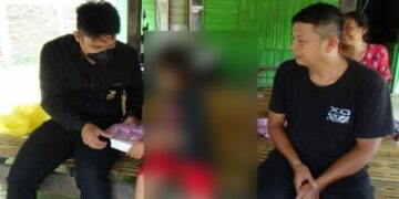 Korban Pencabulan Dapat Tali Asih dari Kapolres Pinrang