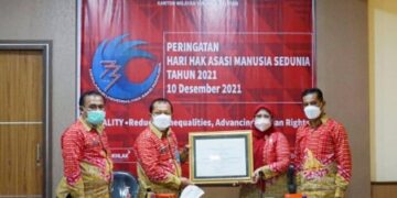 30 UPT Kemenkumham Sulsel Raih Penghargaan P2HAM dari Menkumham