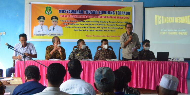 Kegiatan Musyawarah Tudang Sipulung Terpadu di Kabupaten Sidenreng Rappang