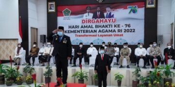 Hari Amal Bakti, Abdul Hayat Sebut Kemenag Payung Teduh Semua Unsur