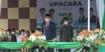 Irup Peringatan Hari Amal Bakti Kemenag ke-76, Wabup Sidrap Bacakan Sambutan Menag RI