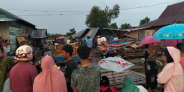 Angin Kencang, Puluhan Rumah Rusak dan Ratusan Orang Mengungsi di Luwu