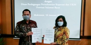 Kembangkan SDM, Disperindagkop-UKM Sulbar Gandeng BDI dan SMAK Makassar