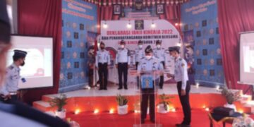 Kanim Parepare Bersama 5 UPT Ikuti Deklarasi Janji Kinerja
