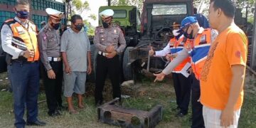 Satpel UPPKB Datae dan Satlatas Polres Sidrap Pantau Proses Normalisasi Kendaraan