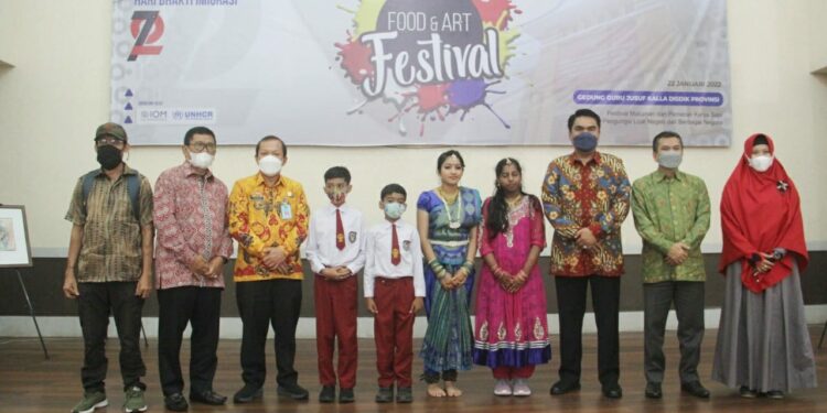 Kakanwil Kemenkumham Sulsel Hadiri Food And Art Festival Pengungsi Luar Negeri di Makassar 