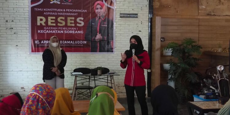 Legislator PDIP Parepare Apriyani Djamaluddin Temu Konstituen, Warga Minta Bantuan Usaha Hingga Perbaikan Drainase