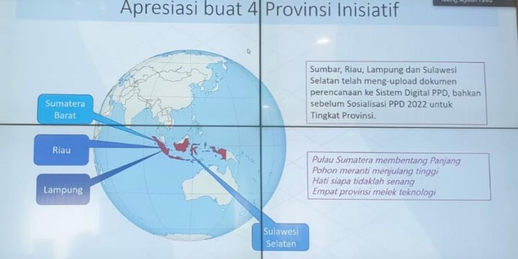 Data Tabel dari Bappenas. --ist--