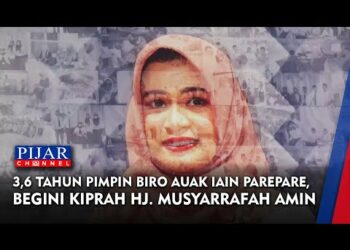 3,6 Tahun Pimpin Biro AUAK IAIN Parepare, Begini Kiprah HJ. Musyarrafah Amin