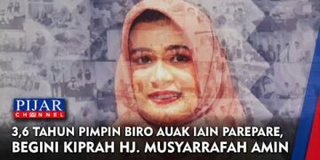 3,6 Tahun Pimpin Biro AUAK IAIN Parepare, Begini Kiprah HJ. Musyarrafah Amin