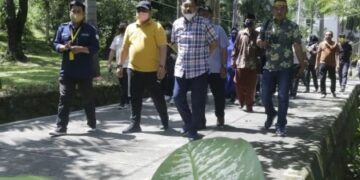 Bupati Buton Utara Kagumi Kebun Raya Jompie Parepare