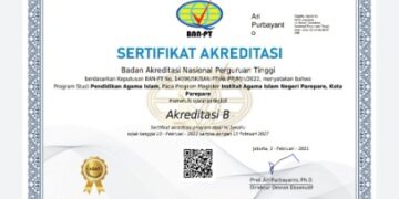 Prodi PAI Pascasarjana IAIN Parepare Raih Akreditasi B