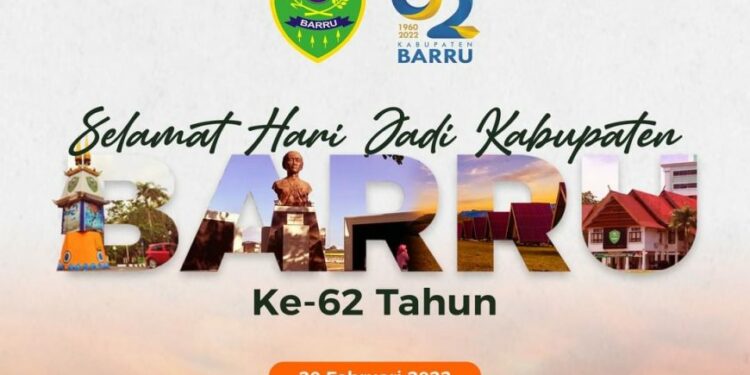 Wali Kota Parepare Ucapkan Selamat Hari Jadi ke-62 Barru