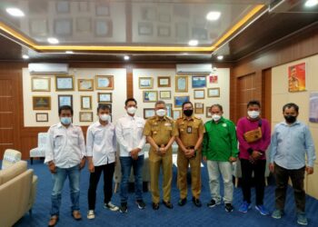 Wali Kota Parepare Taufan Pawe Terima Audiens SMSI