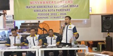 Dipercaya Pengurus, Tasming Hamid Aklamasi Pimpin IKKB Sibolata Parepare