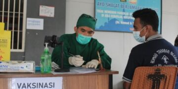 Ratusan WBP Rutan Makassar Ikuti Vaksinasi Booster