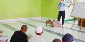 3 Kali Seminggu, Lapas Narkotika Sungguminasa Bina WBP Baca Tulis Quran
