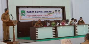 Evaluasi MTS Terpadu 2021 dan 2022, Komisi Irigasi Sidrap Gelar Rapat Tahap I