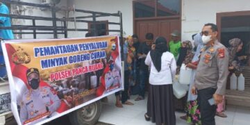 Polsek Pancarijang Awasi Penyaluran Minyak Goreng