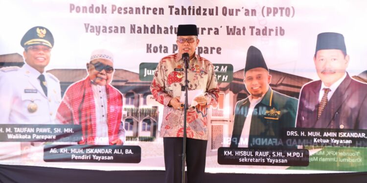 Wujud Peduli Keumatan, Wali Kota Parepare Sumbangkan Gaji dan Tunjangan untuk Pembangunan Pesantren