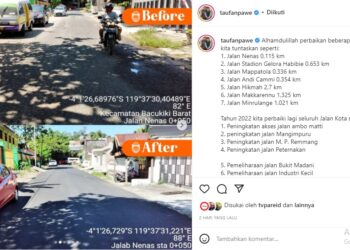 Pemkot Parepare Tuntaskan Perbaikan Sejumlah Ruas Jalan