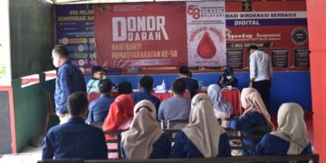 Peringati HBP, Rutan Pinrang Gelar Donor Darah