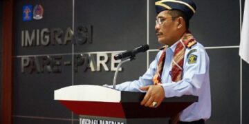 Kunjungi Kanim Parepare, Selain Ajak Bekerja Profesional Kakanwil Juga Sampaikan Apresiasi