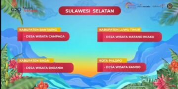 Empat Desa Wisata di Sulsel Lolos 50 Besar ADWI 2022 oleh Kemenparekraf