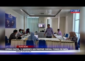 Literasi Digital, 12 Akademisi IAIN Parepare Dibekali Teknik Cek Fakta
