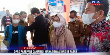 Penuhi Tuntutan Aksi, Pimpinan DPRD Parepare Dampingi Mahasiswa Sidak ke Sejumlah Pasar