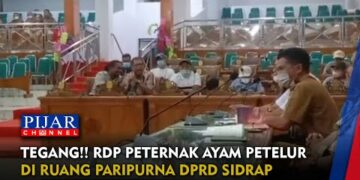 Tegang!! RDP Peternak Ayam Petelur di Ruang Paripurna DPRD Sidrap