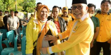 Taufan Pawe Sumbang Kambing Aqiqah untuk Ibu Hamil Kader Golkar Takalar