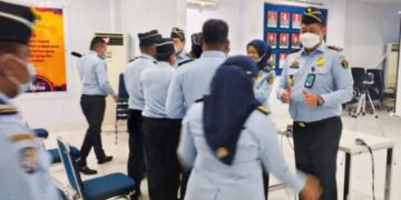 Jajaran Kanim Parepare Halal Bihalal Usai Apel Bersama Menkumham