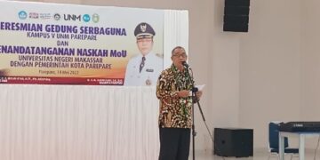 Gedung Kampus V UNM Parepare Diresmikan, Wawali Yakin Dapat Dorong Peningkatan Kapasitas
