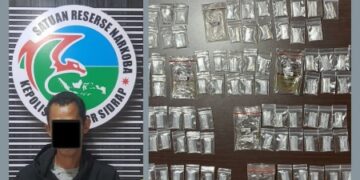 Satnarkoba Polres Sidrap Gagalkan Perederan Ratusan Sachet Sabu