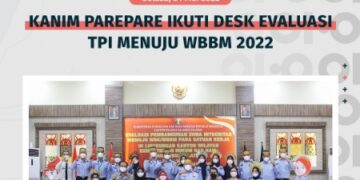 Ikuti Evaluasi ZI, Kanim Parepare Paparkan Inovasi